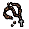 Cracked Rosary Beads